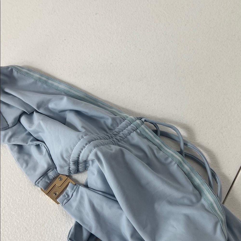 Riot Swim Light Blue Cutout One-Piece Swimsuit - Picture 7 of 8